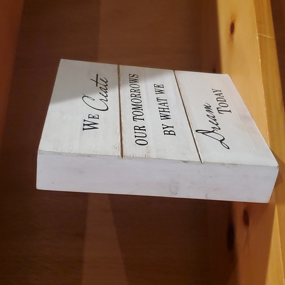 Wooden block inspirational art - Picture 2 of 5